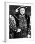 1540 Portrait of King Henry VIII England Looking at Camera by Hans Holbein-null-Framed Photographic Print