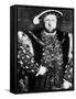 1540 Portrait of King Henry VIII England Looking at Camera by Hans Holbein-null-Framed Stretched Canvas