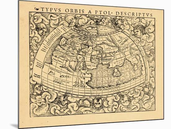 1540, World-null-Mounted Giclee Print