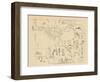 1542, Florida, Gulf of Mexico and Carribean-null-Framed Giclee Print