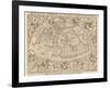 1545 Map from Basel Switzerland Depicting the World as Known to Ptolemy in the 2nd Century-null-Framed Photographic Print