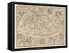 1545 Map from Basel Switzerland Depicting the World as Known to Ptolemy in the 2nd Century-null-Framed Stretched Canvas