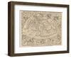 1545 Map from Basel Switzerland Depicting the World as Known to Ptolemy in the 2nd Century-null-Framed Photographic Print