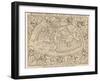 1545 Map from Basel Switzerland Depicting the World as Known to Ptolemy in the 2nd Century-null-Framed Photographic Print