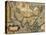 1570 Map of Asia, from Abraham Ortelius' Atlas-null-Stretched Canvas