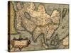 1570 Map of Asia, from Abraham Ortelius' Atlas-null-Stretched Canvas