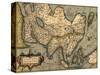 1570 Map of Asia, from Abraham Ortelius' Atlas-null-Stretched Canvas