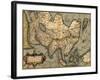 1570 Map of Asia, from Abraham Ortelius' Atlas-null-Framed Art Print