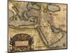 1570 Map of Asia Minor, Then the Ottoman Empire, from Abraham Ortelius' Atlas-null-Mounted Art Print