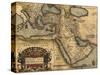 1570 Map of Asia Minor, Then the Ottoman Empire, from Abraham Ortelius' Atlas-null-Stretched Canvas