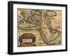 1570 Map of Asia Minor, Then the Ottoman Empire, from Abraham Ortelius' Atlas-null-Framed Art Print