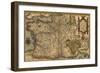 1570 Map of France. from Abraham Ortelius, Theatrvm Orbis Terrarvm-null-Framed Art Print