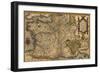 1570 Map of France. from Abraham Ortelius, Theatrvm Orbis Terrarvm-null-Framed Art Print