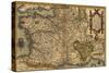 1570 Map of France. from Abraham Ortelius, Theatrvm Orbis Terrarvm-null-Stretched Canvas