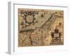 1570 Map of Palestine, from Abraham Ortelius' Atlas-null-Framed Art Print