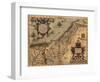 1570 Map of Palestine, from Abraham Ortelius' Atlas-null-Framed Art Print