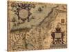 1570 Map of Palestine, from Abraham Ortelius' Atlas-null-Stretched Canvas