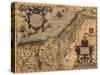 1570 Map of Palestine, from Abraham Ortelius' Atlas-null-Stretched Canvas