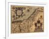 1570 Map of Palestine, from Abraham Ortelius' Atlas-null-Framed Art Print