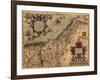 1570 Map of Palestine, from Abraham Ortelius' Atlas-null-Framed Art Print