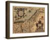 1570 Map of Palestine, from Abraham Ortelius' Atlas-null-Framed Art Print