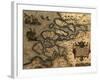 1570 Map of Zeeland. from Abraham Ortelius' Atlas, Theatrvm Orbis Terrarvm-null-Framed Photo