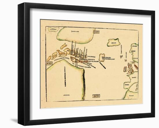 1578, Canada, Greenland, France, Iceland, Ireland, Norway, Spain, Sweden, United Kingdom, Nunavut-null-Framed Giclee Print