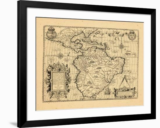 1592, Mexico, Central America, South America-null-Framed Giclee Print