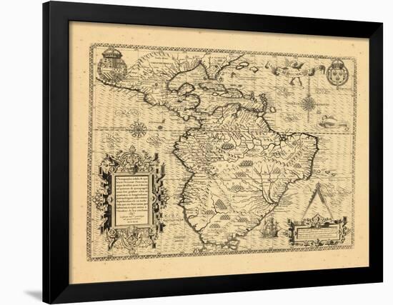 1592, Mexico, Central America, South America-null-Framed Giclee Print