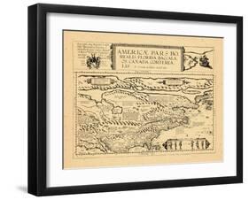 1593, Florida, Baccalaos, Canada, North America-null-Framed Giclee Print