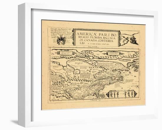 1593, Florida, Baccalaos, Canada, North America-null-Framed Giclee Print