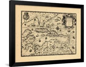 1594, West Indies-null-Framed Giclee Print