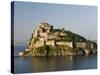 15th Century Castello Aragonese d'Ischia, Ischia Ponte, Ischia, Bay of Naples, Campania, Italy-Walter Bibikow-Stretched Canvas
