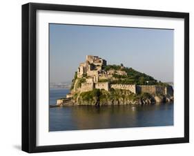 15th Century Castello Aragonese d'Ischia, Ischia Ponte, Ischia, Bay of Naples, Campania, Italy-Walter Bibikow-Framed Premium Photographic Print