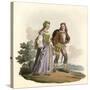15th Century Couple-Charles Hamilton Smith-Stretched Canvas