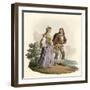 15th Century Couple-Charles Hamilton Smith-Framed Art Print