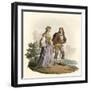 15th Century Couple-Charles Hamilton Smith-Framed Art Print