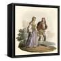 15th Century Couple-Charles Hamilton Smith-Framed Stretched Canvas