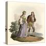 15th Century Couple-Charles Hamilton Smith-Stretched Canvas