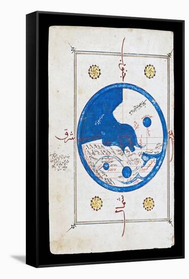 15Th Century Egyptian Map of the World-null-Framed Stretched Canvas