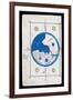 15Th Century Egyptian Map of the World-null-Framed Premium Giclee Print