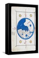 15Th Century Egyptian Map of the World-null-Framed Stretched Canvas