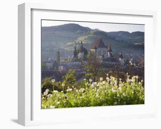 15th Century Fortified Church, Biertan, Nr. Sighisoara, Transylvania, Romania-Peter Adams-Framed Photographic Print