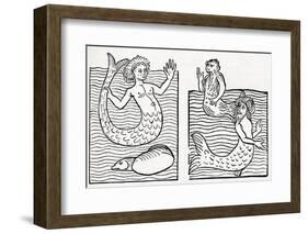 15th Century German Woodcut Print-CCI Archives-Framed Photographic Print