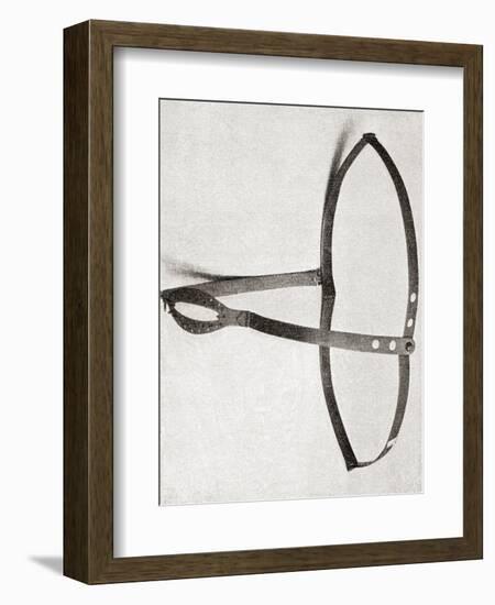 15th Century Iron Chastity Belt, Illustrierte Sittengeschichte Vom Mittelalter Bis Zur Gegenwart-Eduino Brambilla-Framed Giclee Print