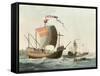 15th Century Ships-Charles Hamilton Smith-Framed Stretched Canvas