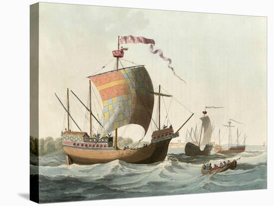 15th Century Ships-Charles Hamilton Smith-Stretched Canvas