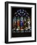 15th Century Stained Glass Window in the Cathedrale St-Corentin, Southern Finistere, France-Amanda Hall-Framed Photographic Print