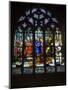 15th Century Stained Glass Window in the Cathedrale St-Corentin, Southern Finistere, France-Amanda Hall-Mounted Photographic Print