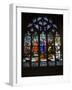 15th Century Stained Glass Window in the Cathedrale St-Corentin, Southern Finistere, France-Amanda Hall-Framed Photographic Print